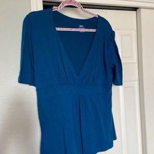 Plus size, deep vee top